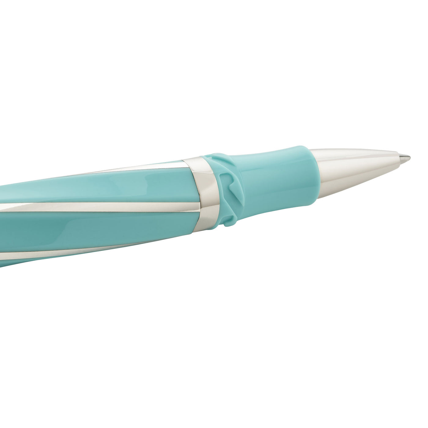 Visconti Divina Elegance Oversize Wave Roller Ball Pen - Green 2