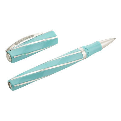 Visconti Divina Elegance Oversize Wave Roller Ball Pen - Green 3