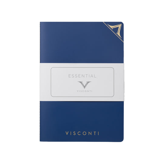 Visconti Essential Notebook - Blue - Pocket - Plain