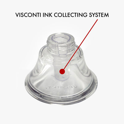 Visconti Glass Inkwell Turquoise 50ml 4