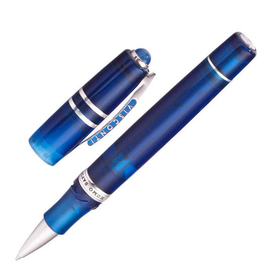 Visconti Homo Sapiens Demo Stones Roller Ball Pen - Sapphire