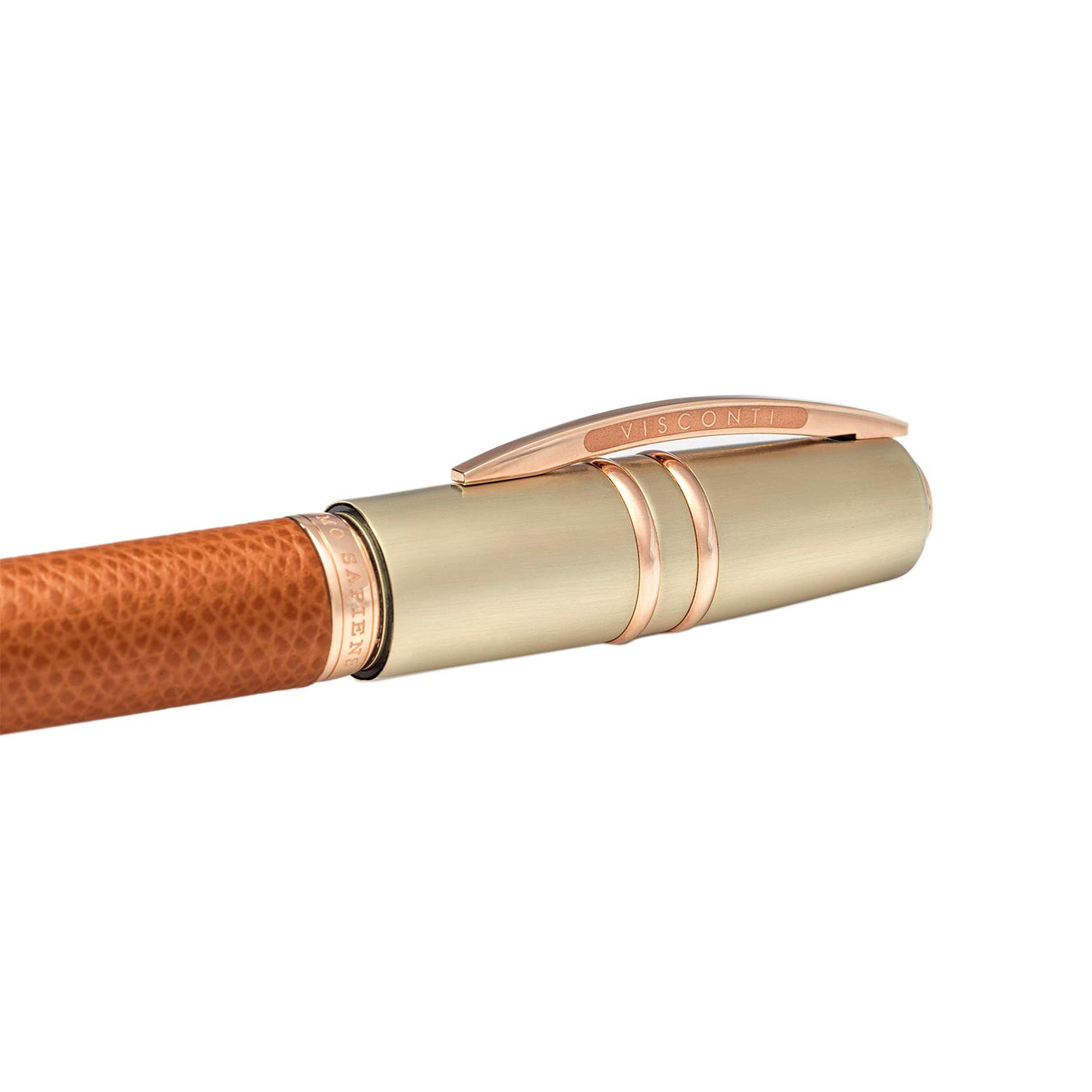 Visconti Homo Sapiens Dual Touch Roller Ball Pen - Cognac 4