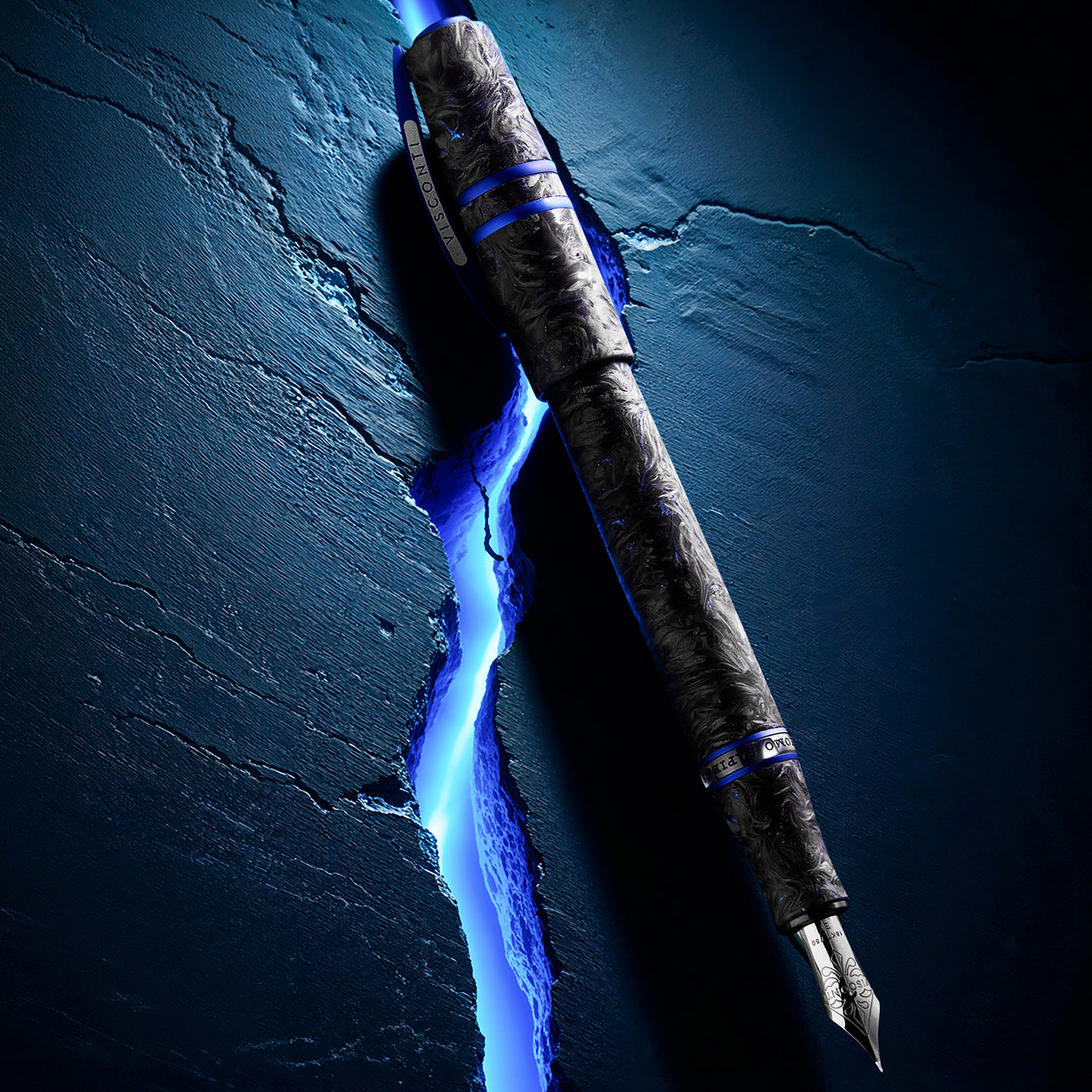 Visconti Homo Sapiens Fountain Pen - Carbon Abyssus (Limited Edition)