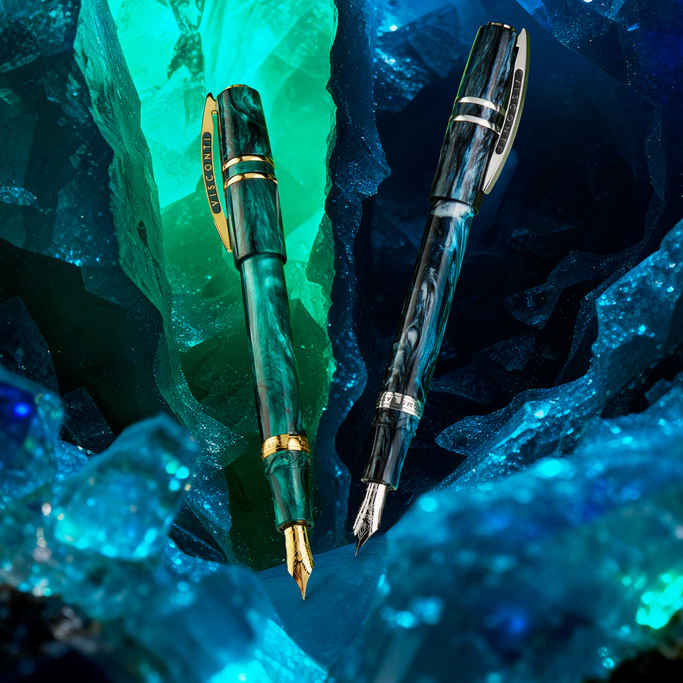 Visconti  Homo Sapiens Fountain Pen - Dark Emerald GT (Limited Edition)