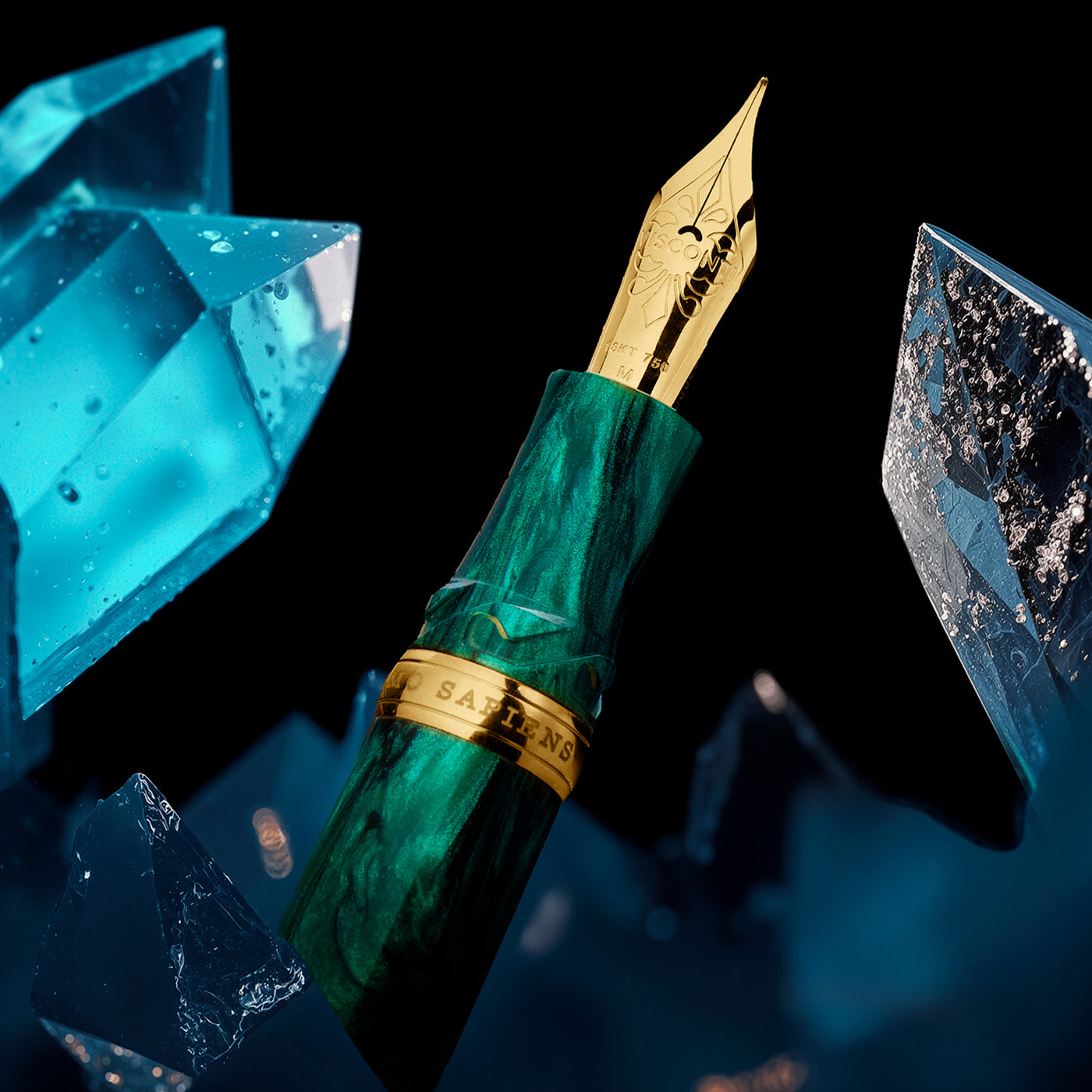 Visconti  Homo Sapiens Fountain Pen - Dark Emerald GT (Limited Edition)