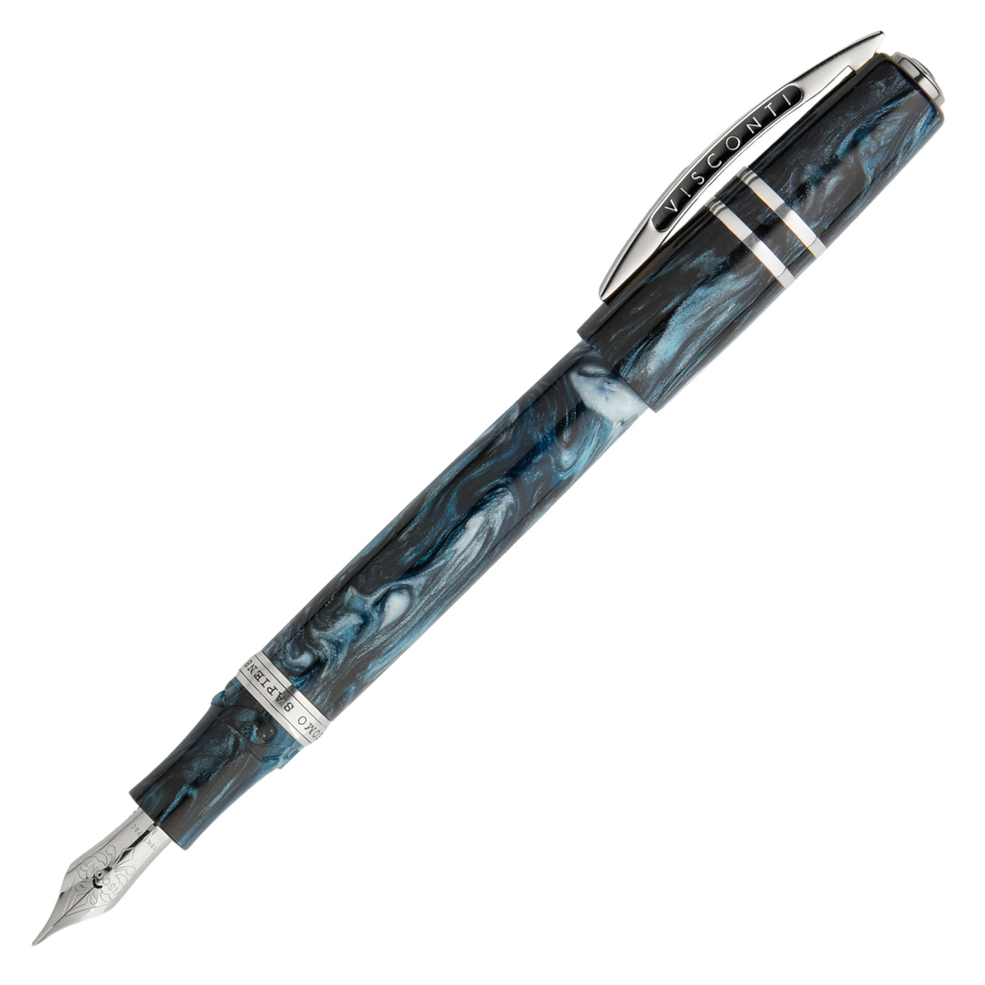 Visconti  Homo Sapiens Fountain Pen - Dark Sapphire CT (Limited Edition)