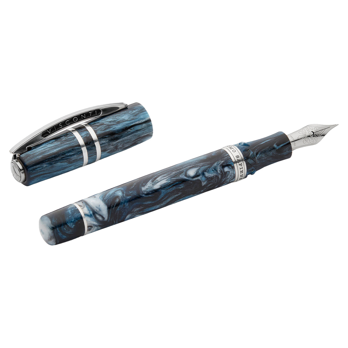 Visconti  Homo Sapiens Fountain Pen - Dark Sapphire CT (Limited Edition)