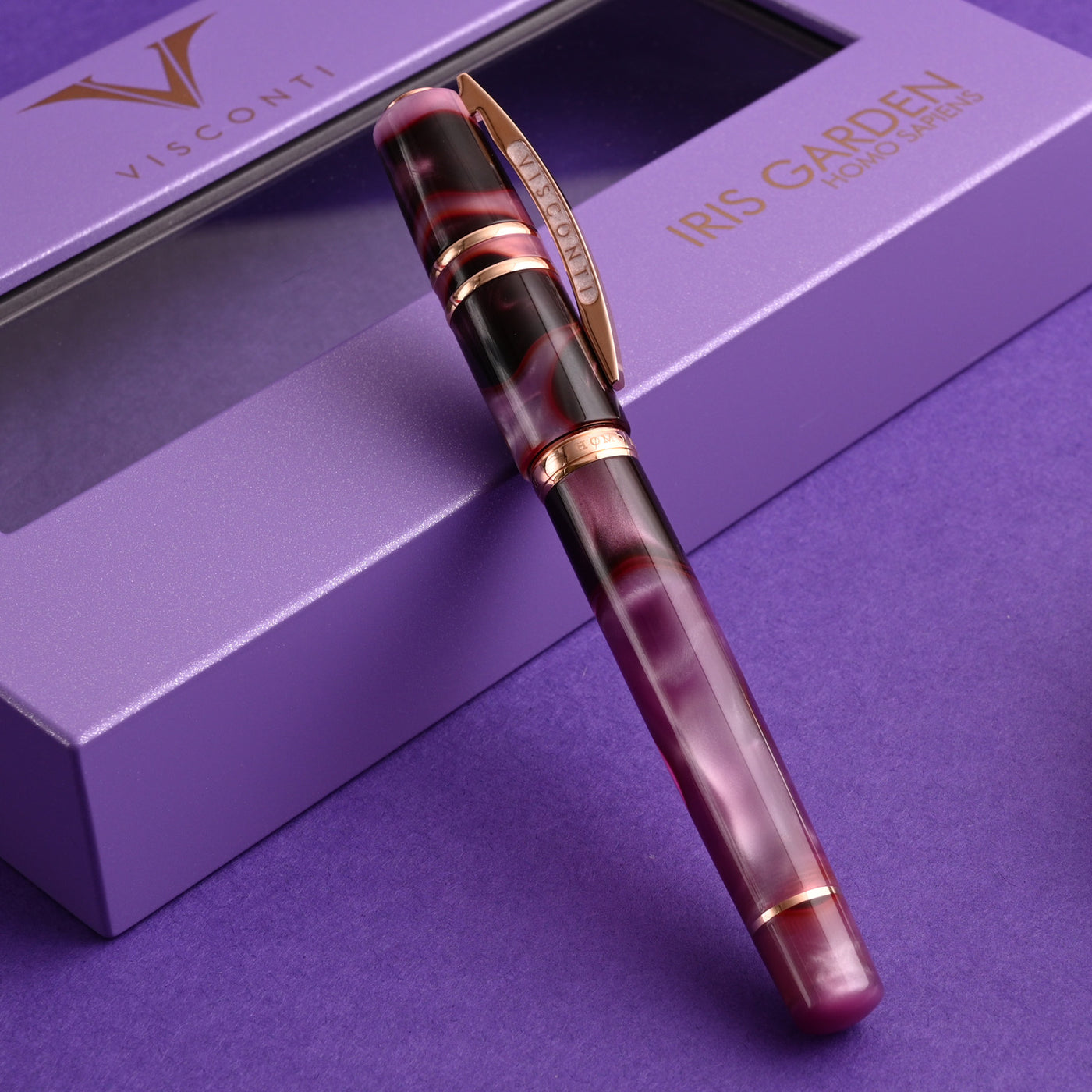 Visconti Homo Sapiens Fountain Pen - Iris Garden (Limited Edition) 19