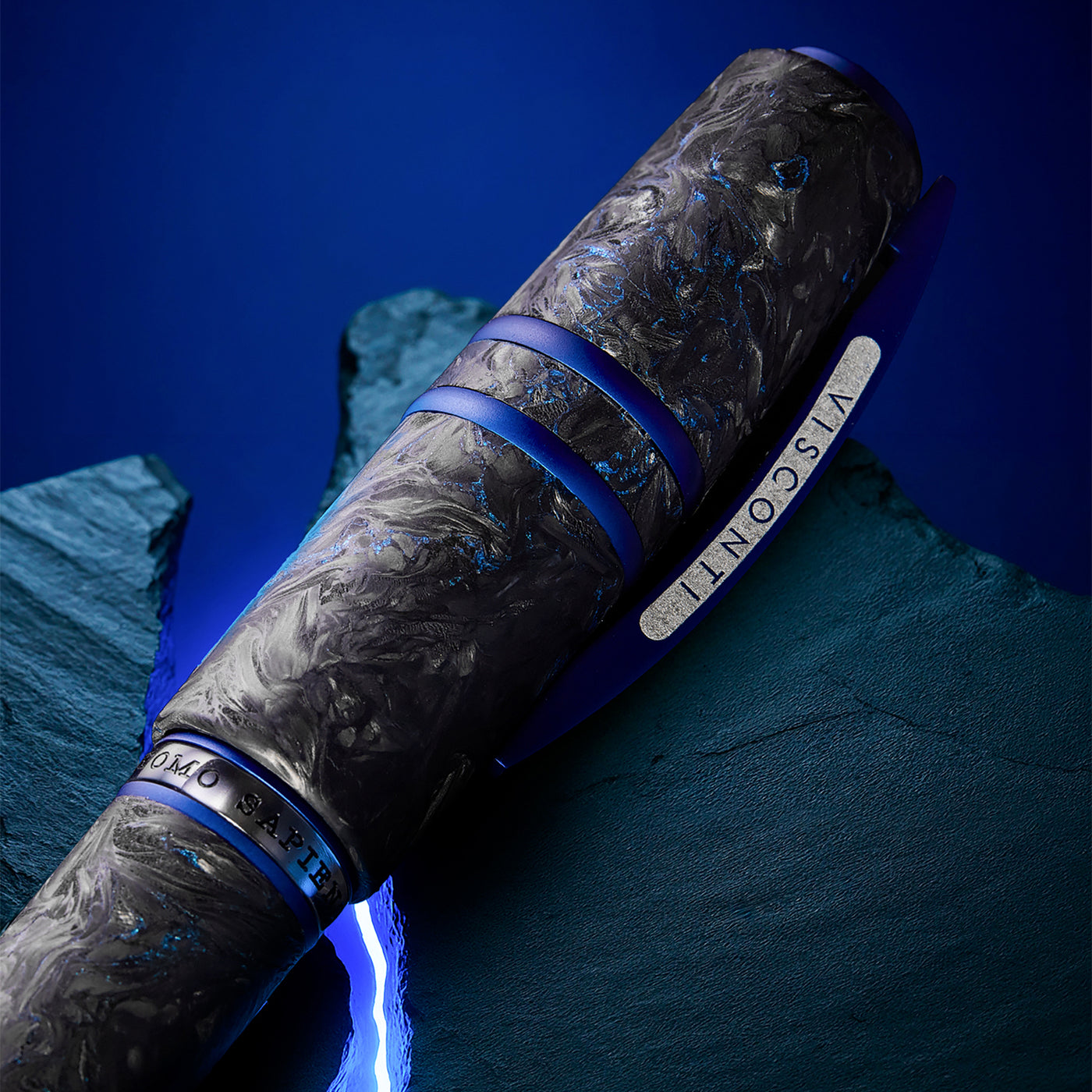 Visconti Homo Sapiens Roller Ball Pen - Carbon Abyssus (Limited Edition)