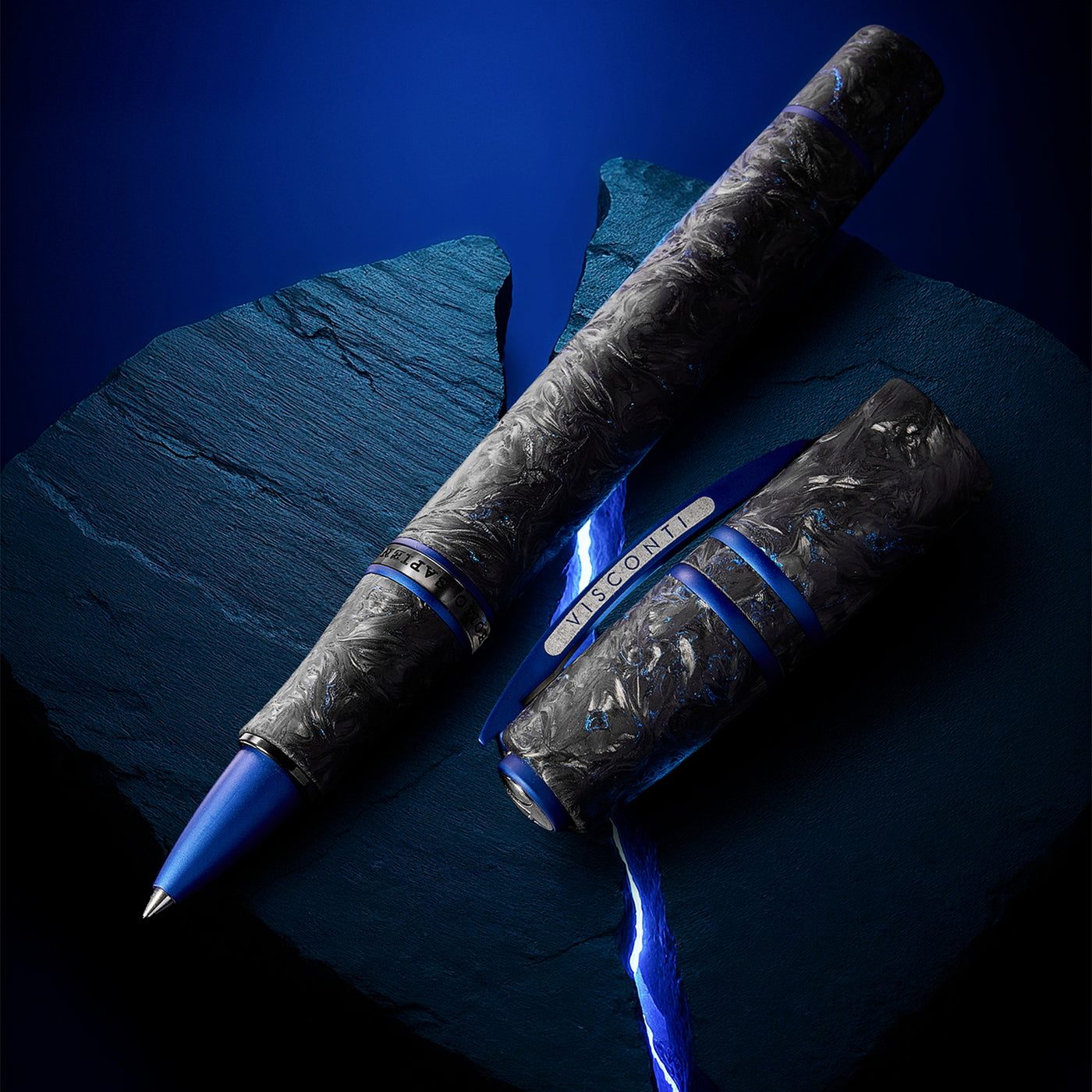 Visconti Homo Sapiens Roller Ball Pen - Carbon Abyssus (Limited Edition)