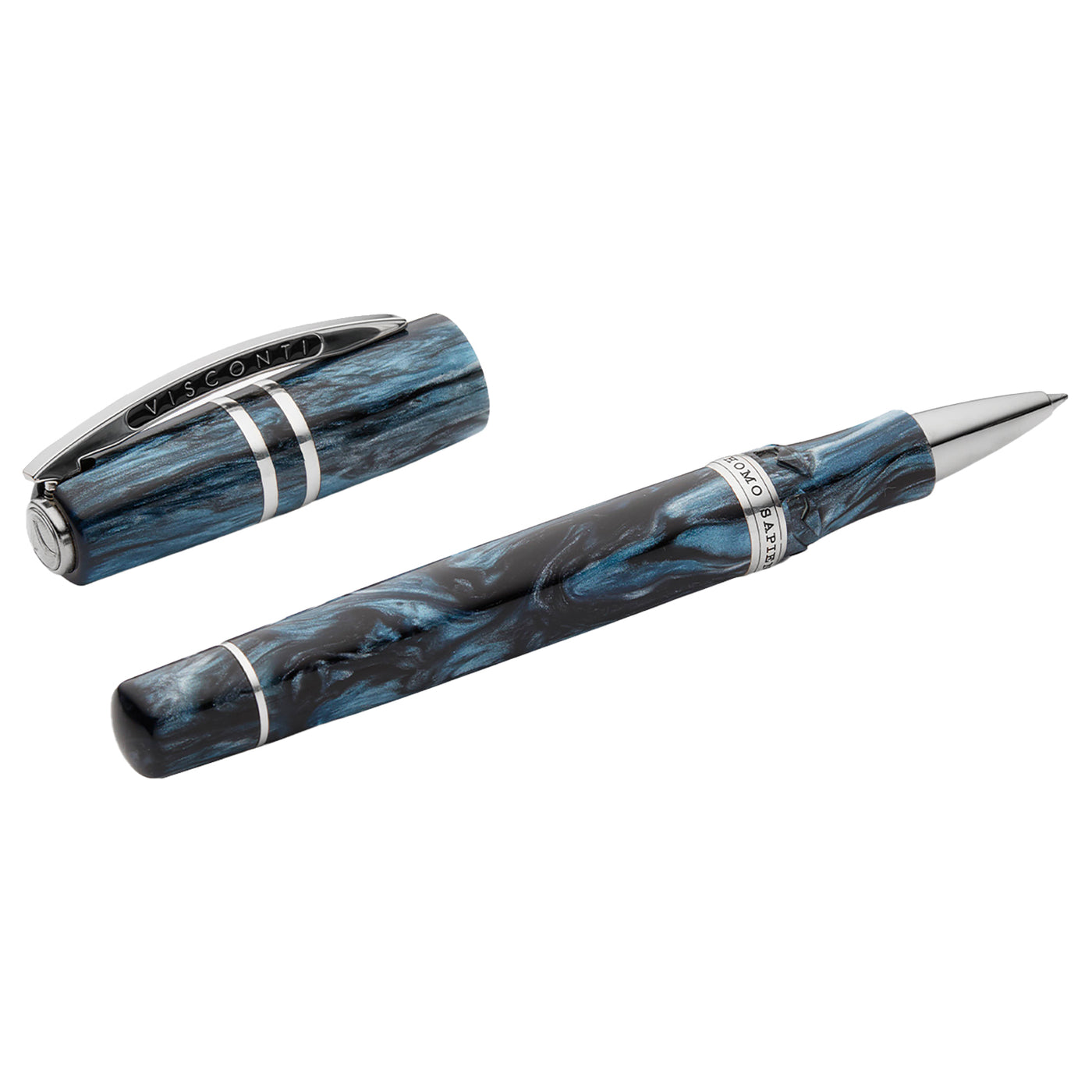 Visconti  Homo Sapiens Roller Ball Pen - Dark Sapphire CT (Limited Edition)