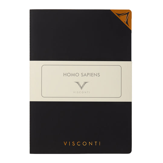 Visconti Homosapiens Notebook - Black - A4 - Plain