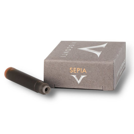 Visconti Ink Cartridge Pack of 10 - Sepia