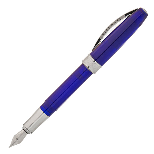Visconti Michelangelo Fountain Pen - Translucent Blue