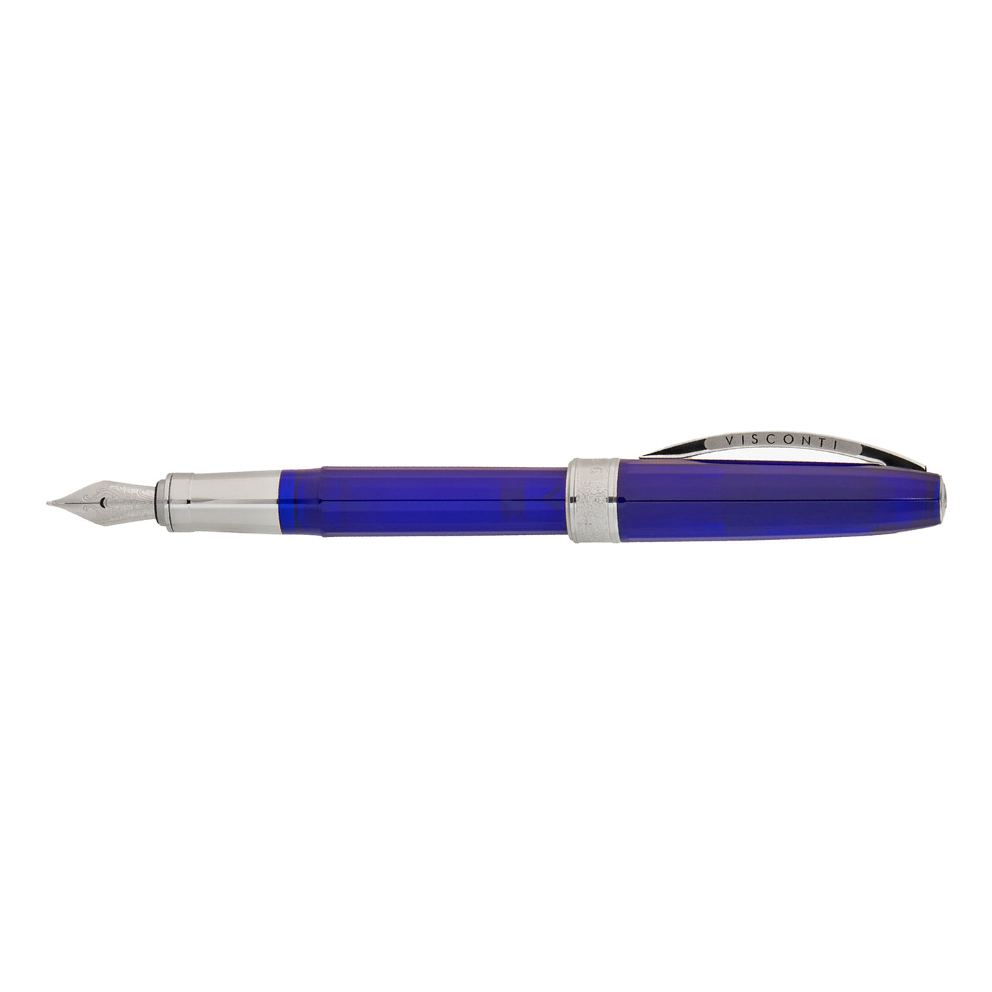 Visconti Michelangelo Fountain Pen - Translucent Blue