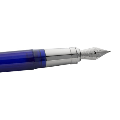 Visconti Michelangelo Fountain Pen - Translucent Blue