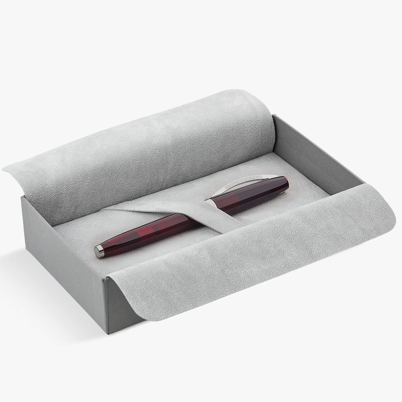 Visconti Michelangelo Fountain Pen - Translucent Red