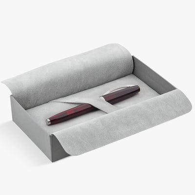 Visconti Michelangelo Fountain Pen - Translucent Red