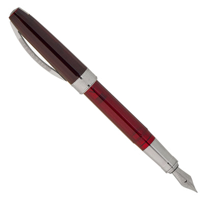 Visconti Michelangelo Fountain Pen - Translucent Red