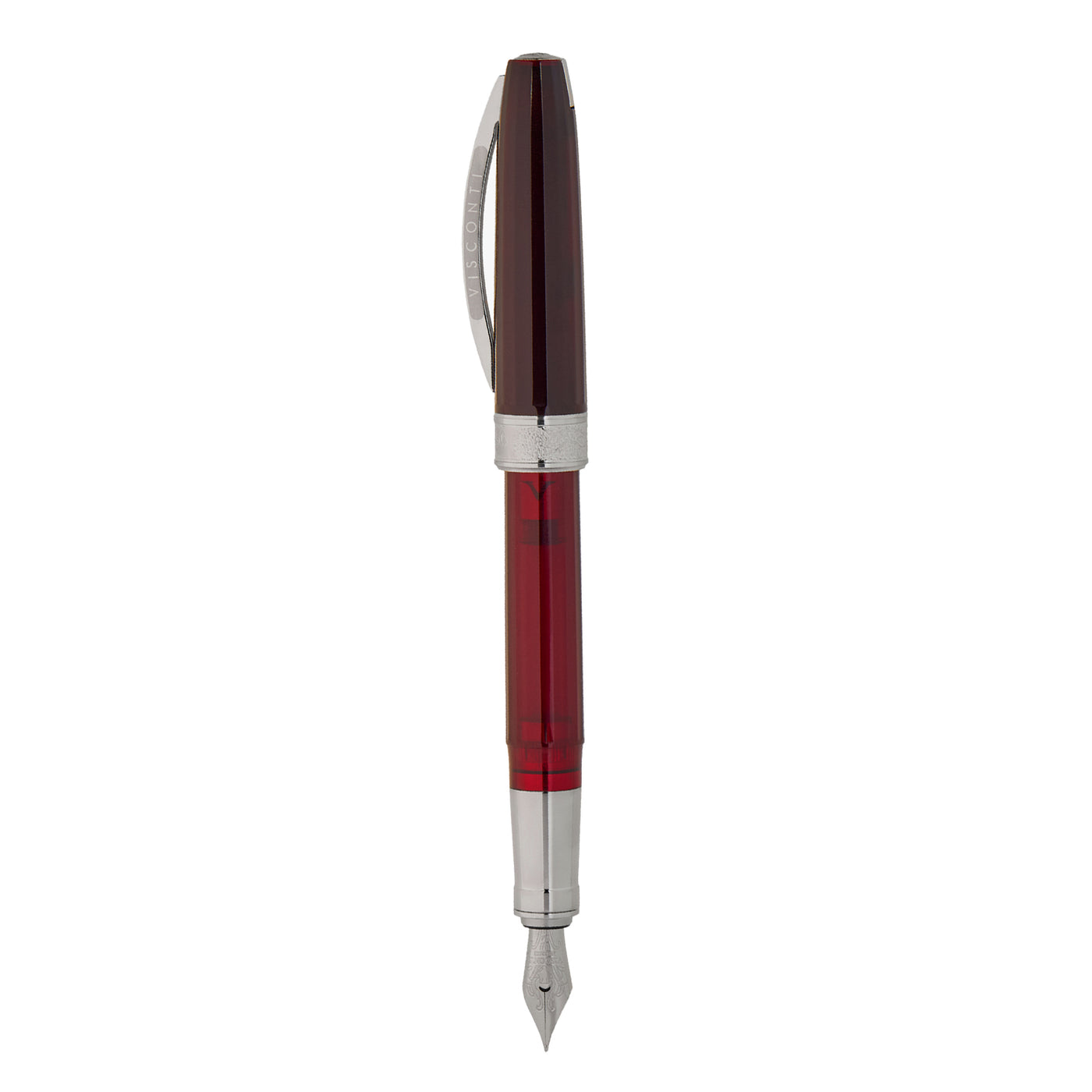 Visconti Michelangelo Fountain Pen - Translucent Red