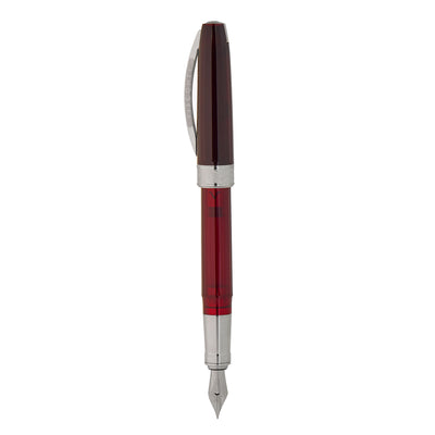 Visconti Michelangelo Fountain Pen - Translucent Red