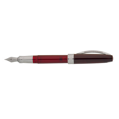 Visconti Michelangelo Fountain Pen - Translucent Red