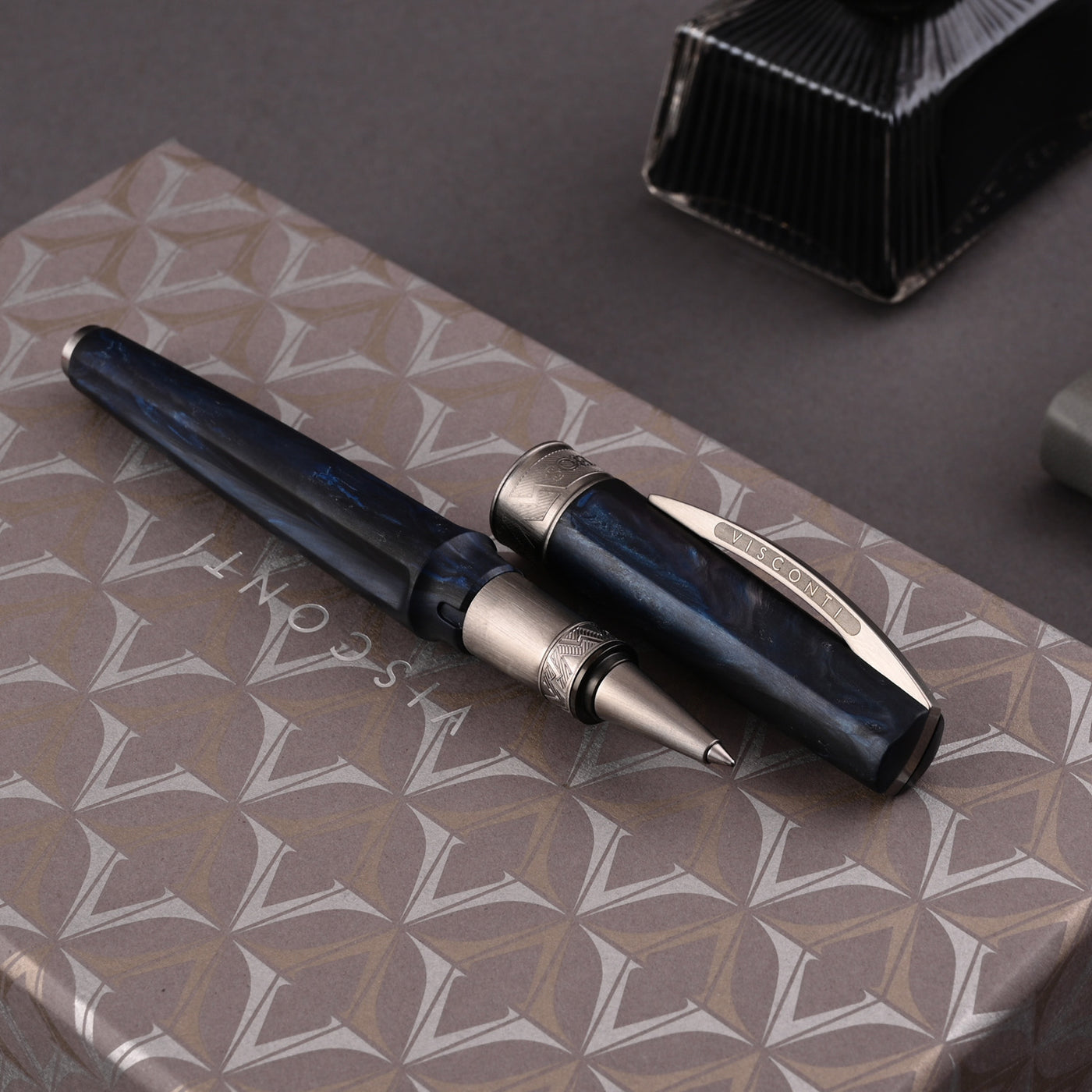 Visconti Mirage Mythos Roller Ball Pen - Poseidon RT 9