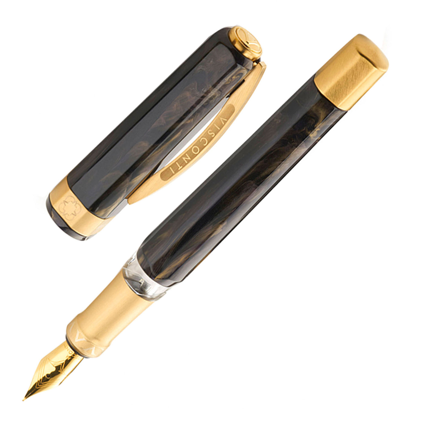 Visconti Opera Gold Fountain Pen - Black 1