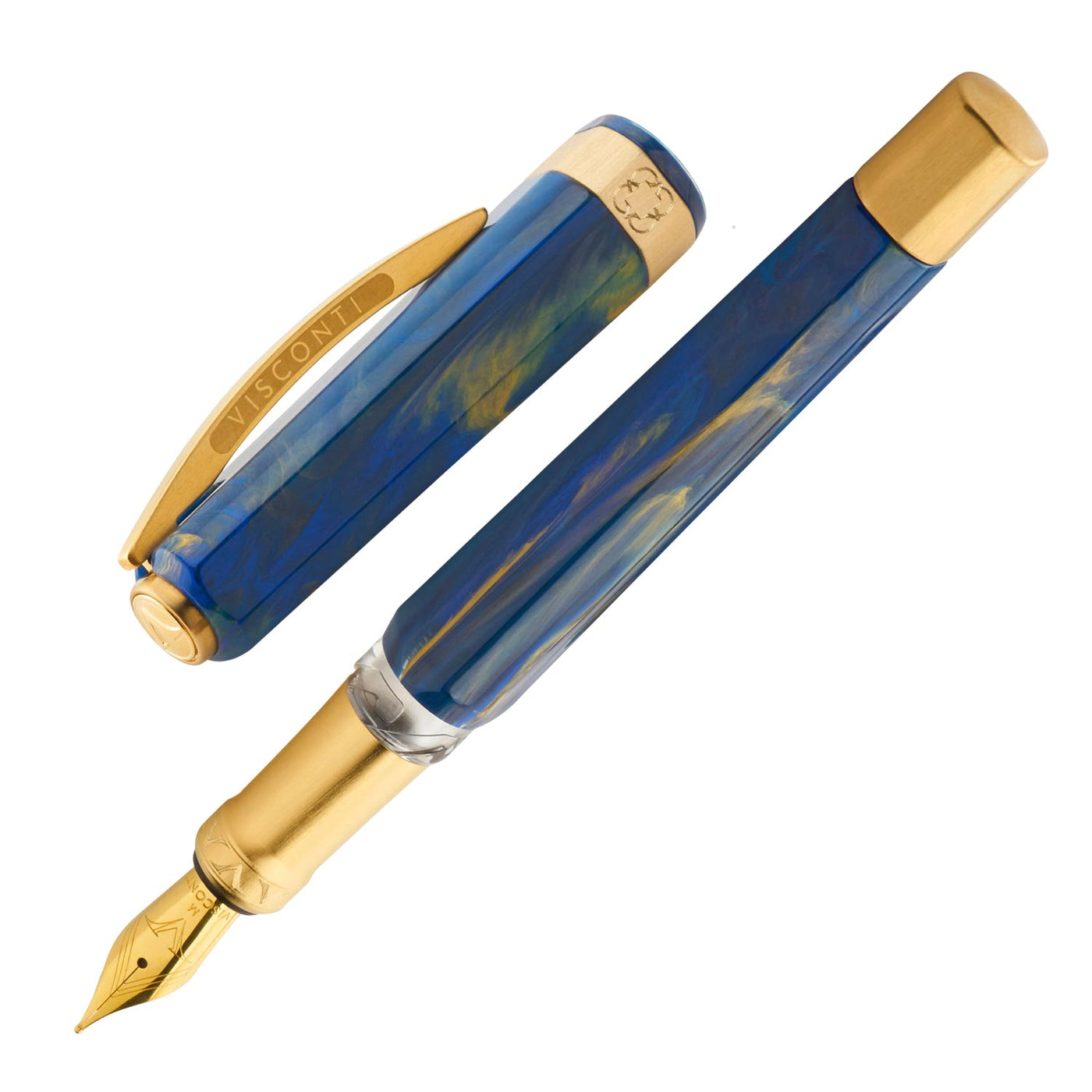 Visconti Opera Gold Fountain Pen - Blue 1