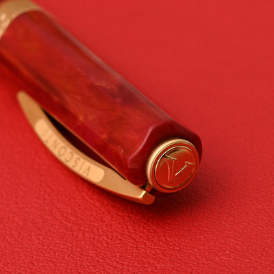 Visconti Opera Gold Fountain Pen - Red 10