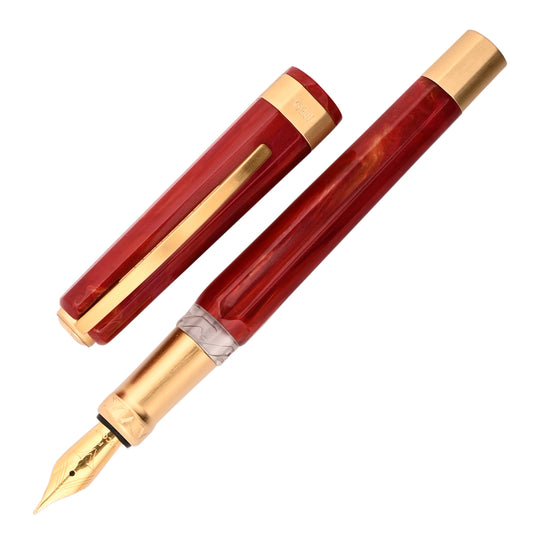 Visconti Opera Gold Fountain Pen - Red