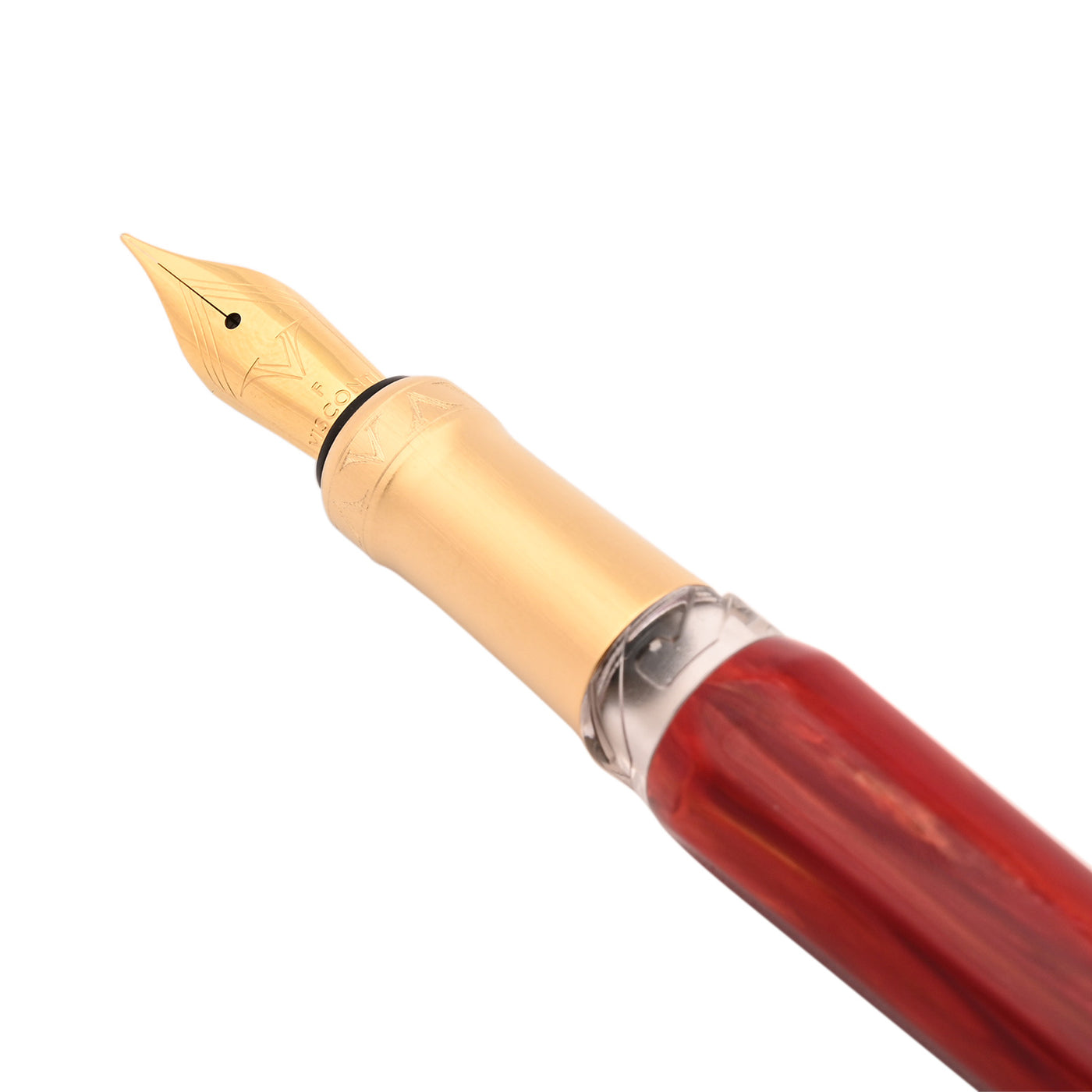 Visconti Opera Gold Fountain Pen - Red 2