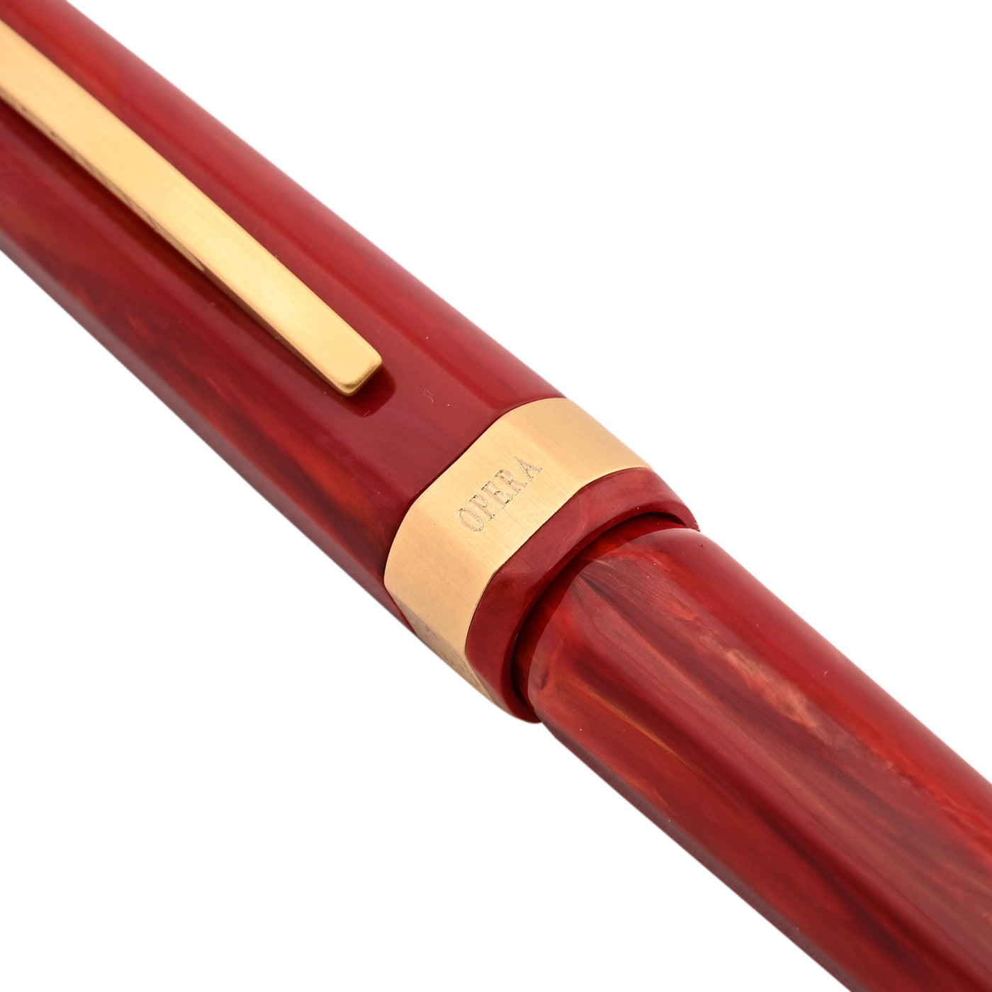 Visconti Opera Gold Fountain Pen - Red 3