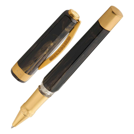 Visconti Opera Gold Roller Ball Pen - Black