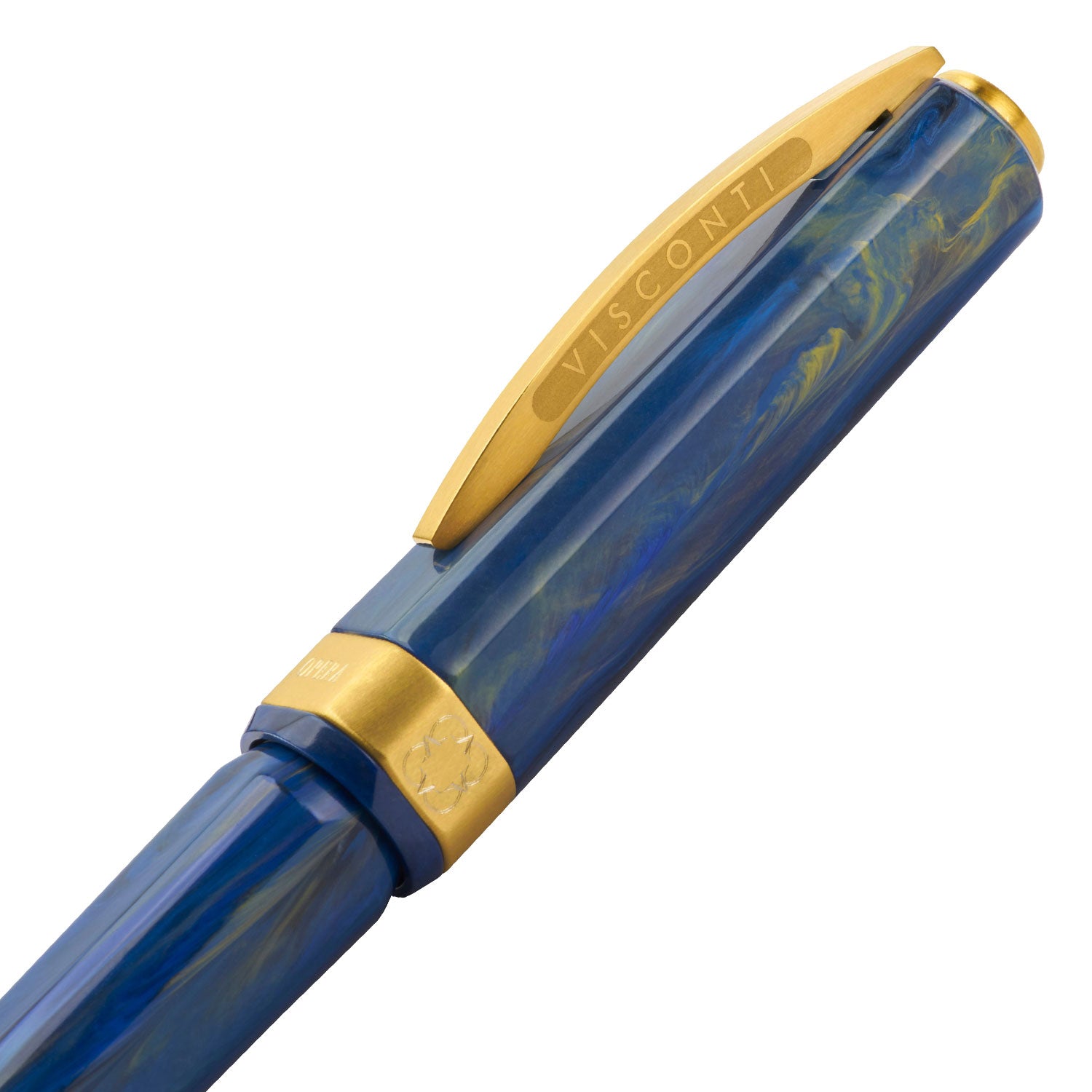 Balpen Type Opera Visconti Opera Gold Blue Roller Ball Pen | Buy Online | Visconti – Makoba