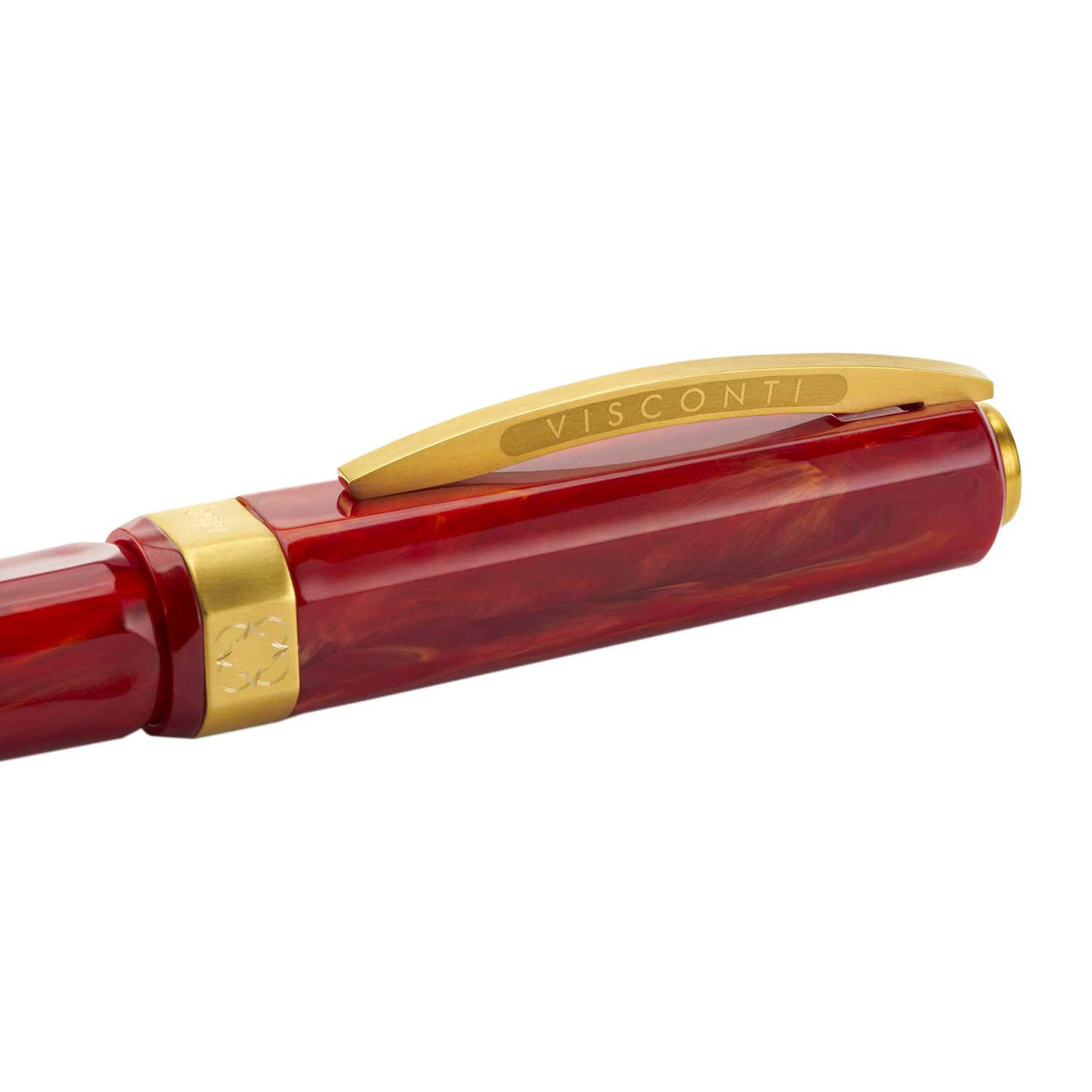 Visconti Opera Gold Roller Ball Pen - Red 4