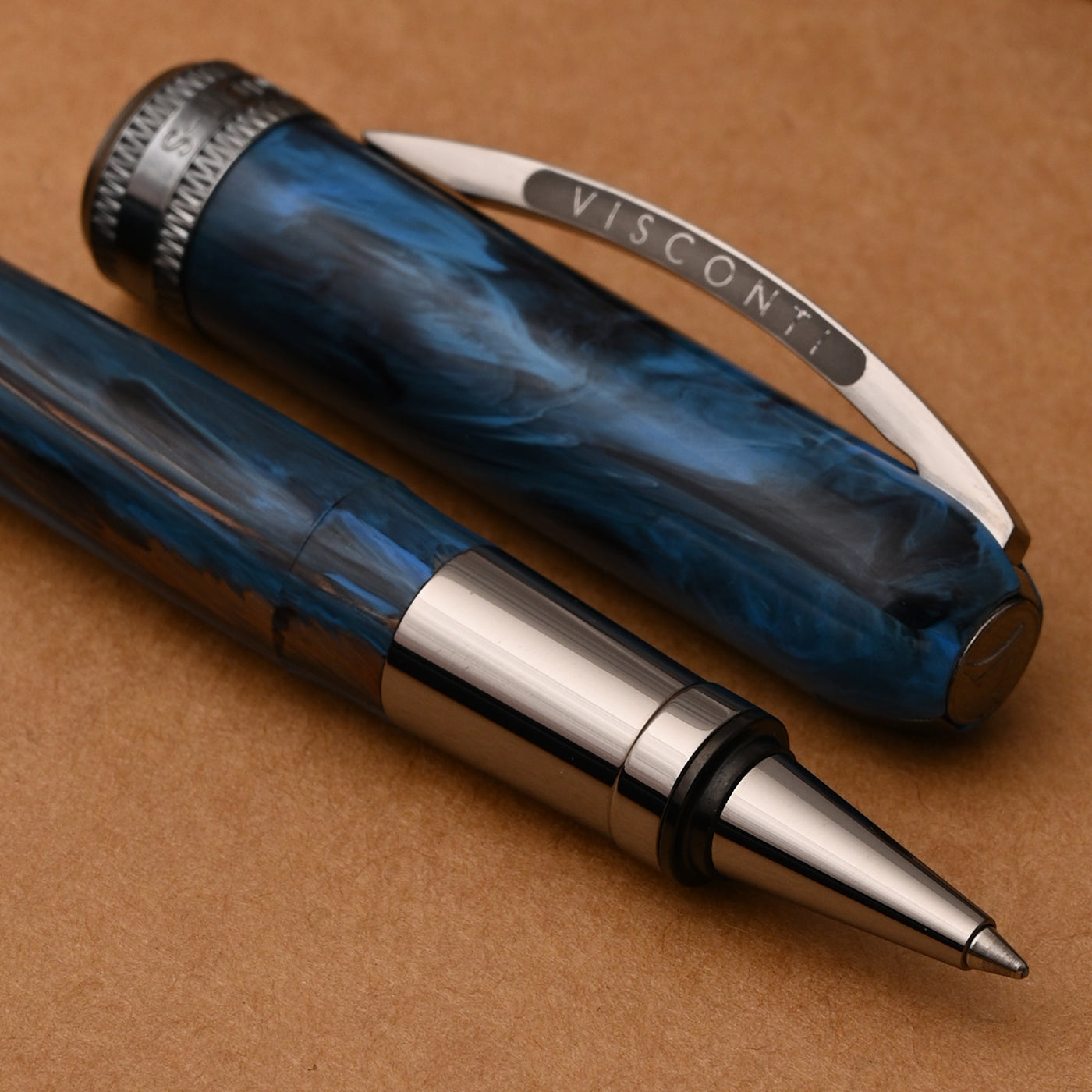 Visconti Rembrandt S Roller Ball Pen - Sky Blue 7