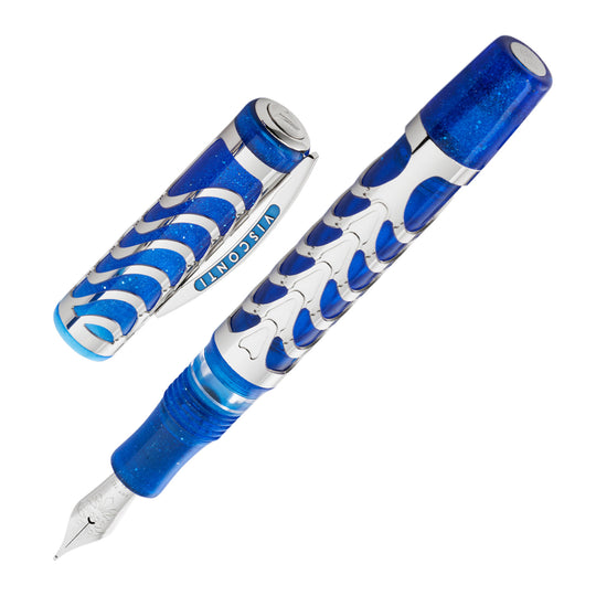 Visconti Skeleton Fountain Pen - Blue (Limited Edition)