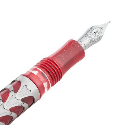 Visconti Skeleton Fountain Pen - Red (Limited Edition) 2