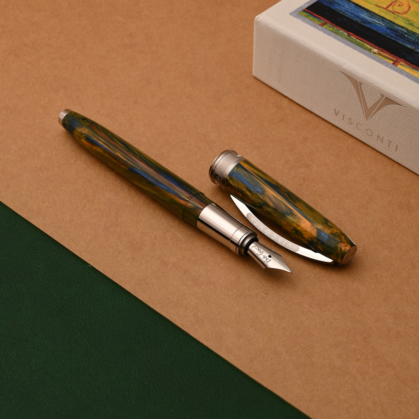 Visconti Van Gogh Fountain Pen - Cafe Terrace at Night 6