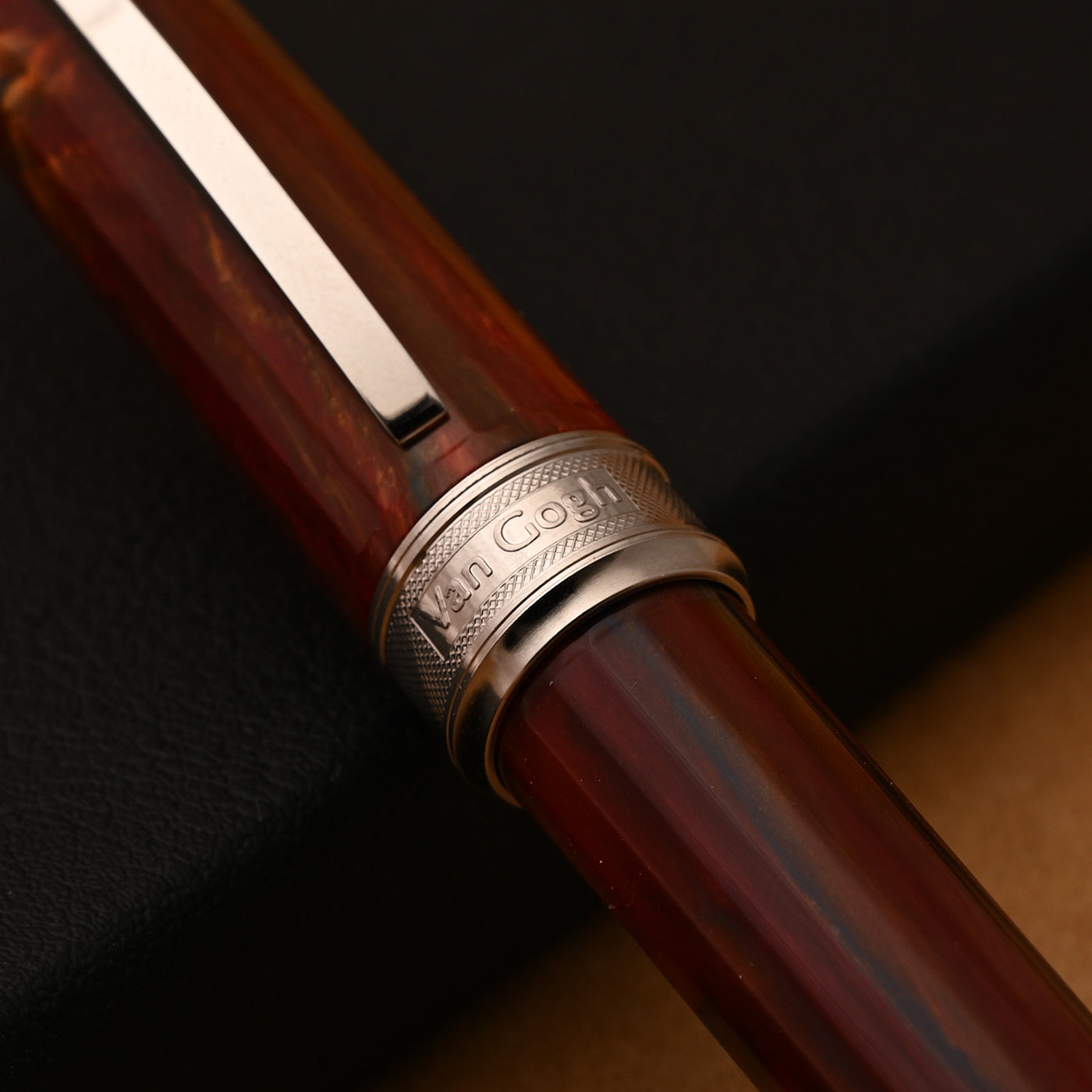 Visconti Van Gogh Fountain Pen - Red Vineyard 11