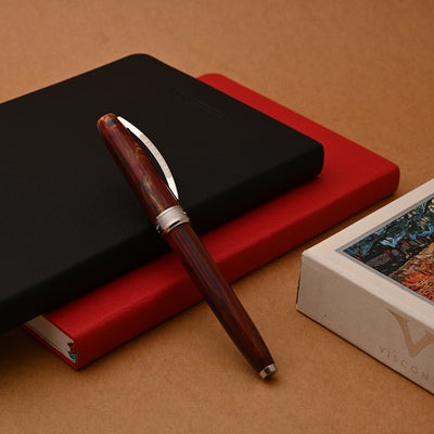 Visconti Van Gogh Fountain Pen - Red Vineyard 12