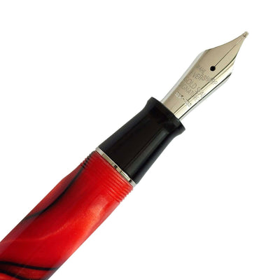 Wahl Eversharp Signature Classic Fountain Pen, Campari (Red) / Rhodium Trim - 18K Gold Nib 2