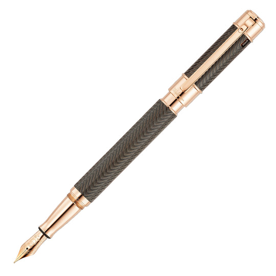 Waldmann Commander 25 18K Gold Fountain Pen - Brown RGT (Limited Edition)