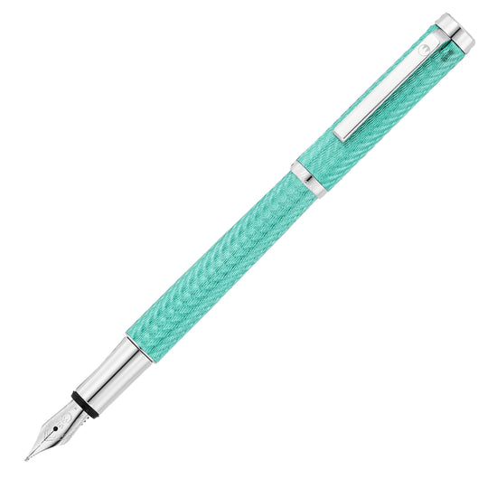 Waldmann Liberty Fountain Pen - Aquamarine CT