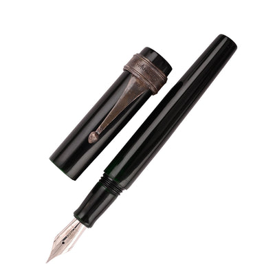 Wancher Dream True Urushi Fountain Pen - Ao Tamenuri CT 1