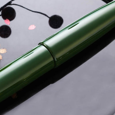 Wancher Dream True Urushi Fountain Pen - Green GT 4