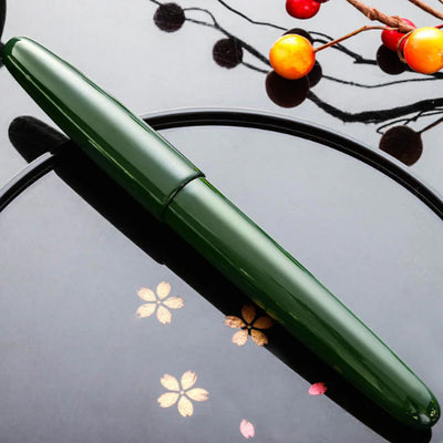 Wancher Dream True Urushi Fountain Pen - Green GT 5