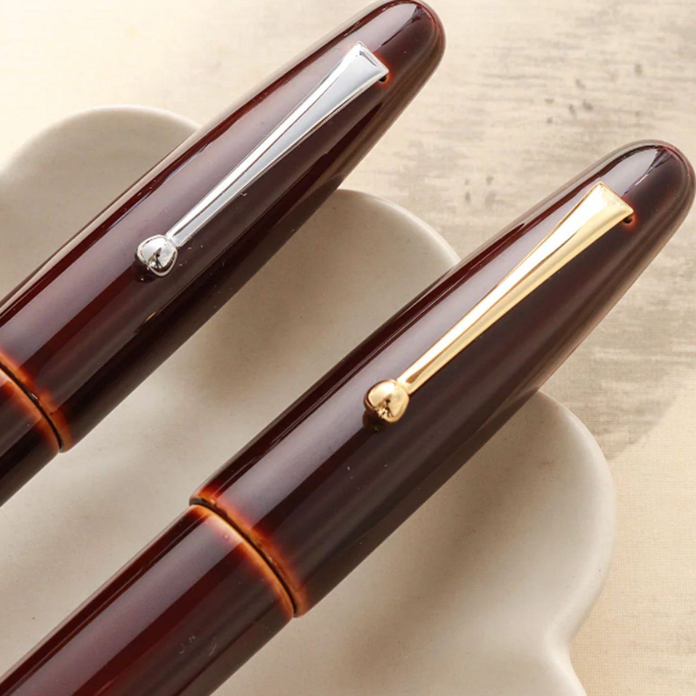 Wancher Dream True Urushi Fountain Pen Shunkei Tamenuri CT – Makoba