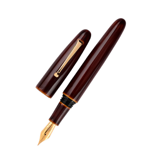 Wancher Dream True Urushi Fountain Pen - Shunkei Tamenuri GT